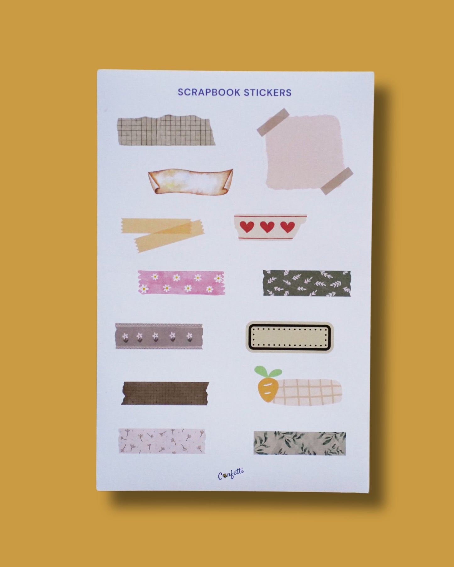 Scrapbook Stickers - Set Of 3