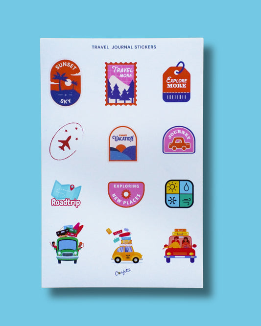 Travel Stickers set of 2