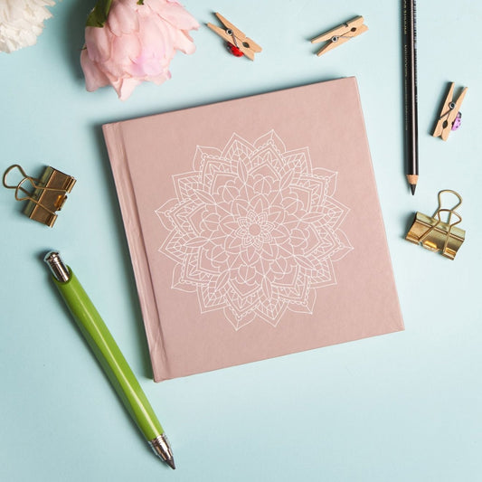 Flow With Life Square Sketchbook Off White Paper