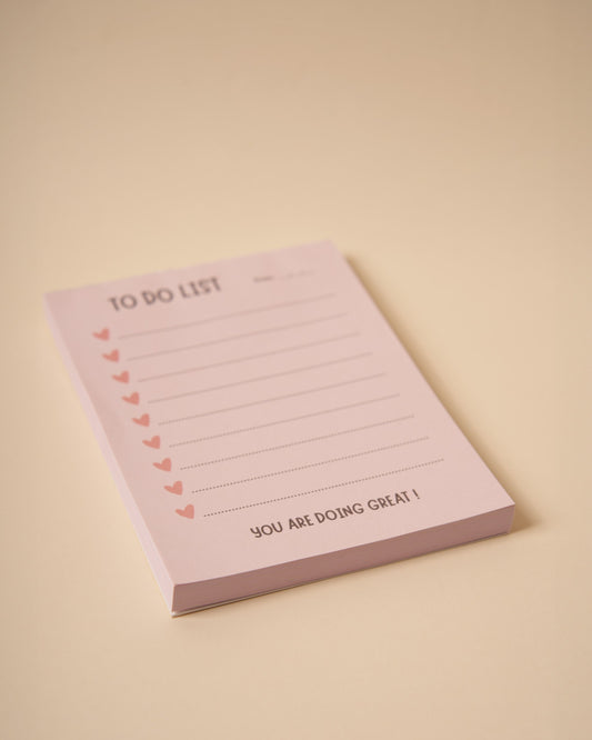 To Do List WIth Heart Bullets