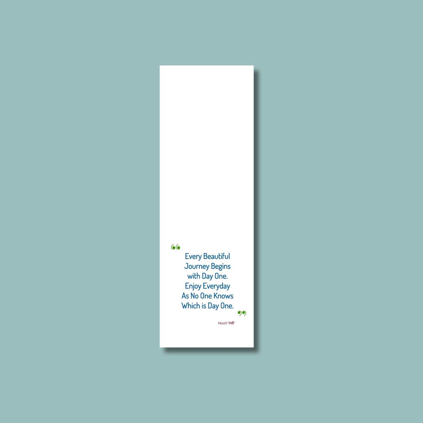 Journey Bookmark by Pankhi X Confetti