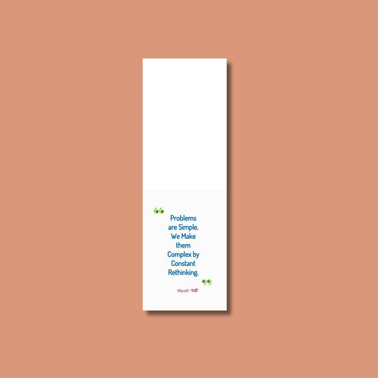 Overthinking Bookmark by Pankhi X Confetti