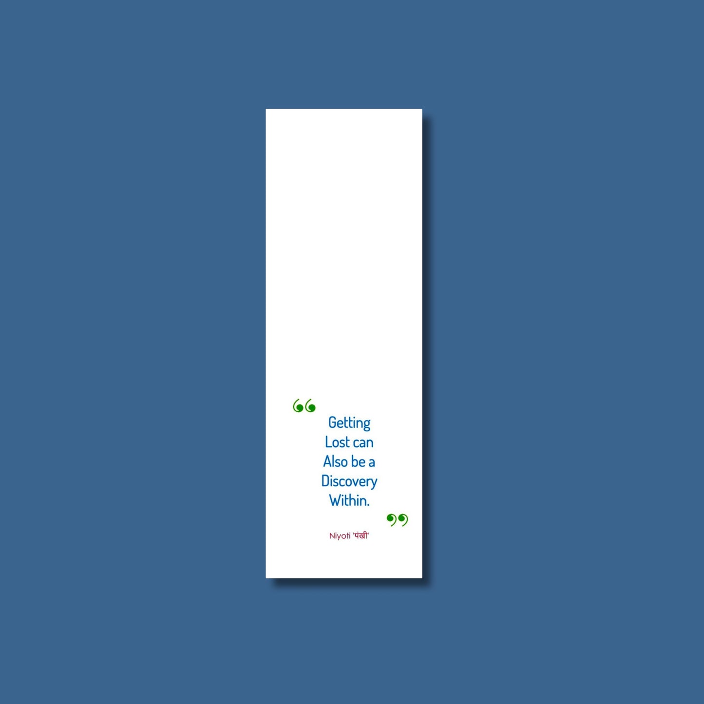Self Discovery Bookmark by Pankhi X Confetti