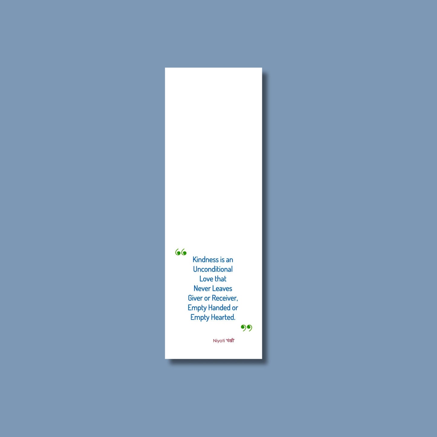 Kindness Bookmark by Pankhi X Confetti