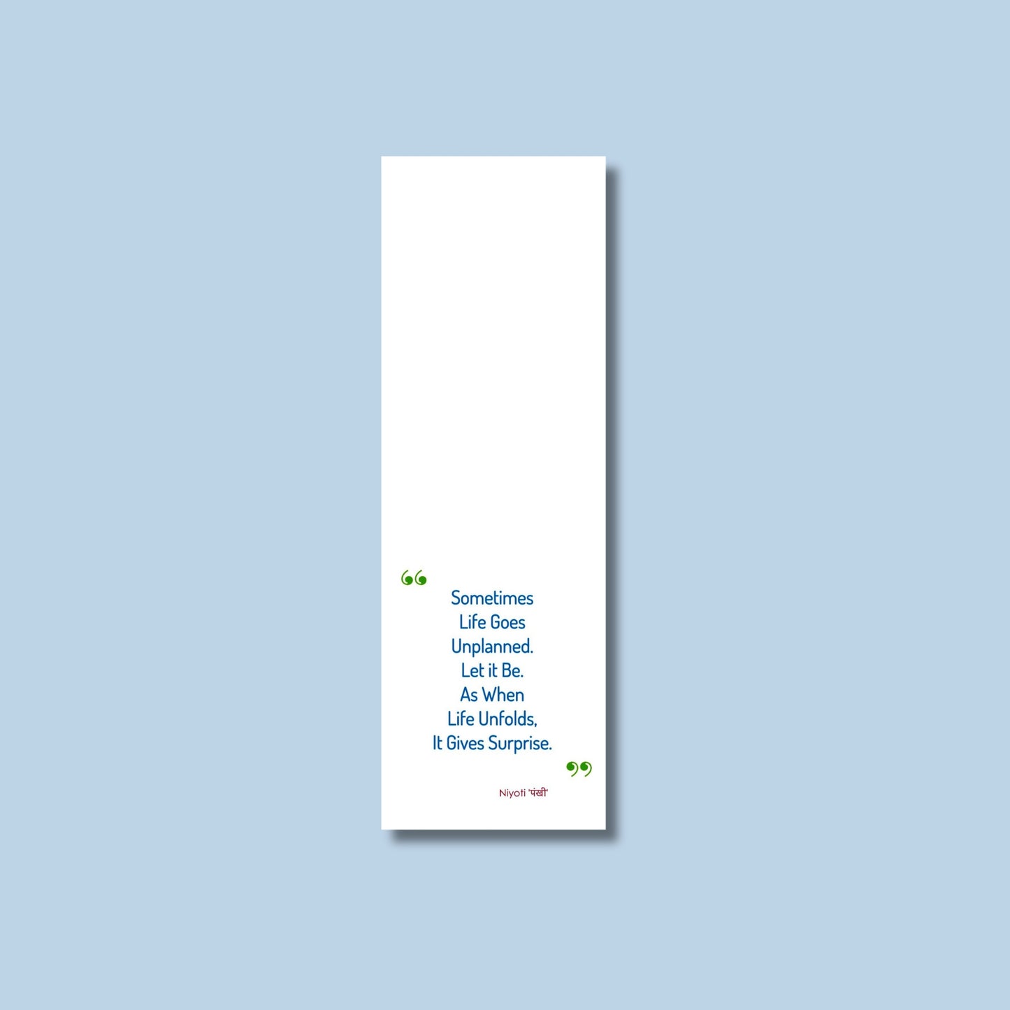 Surprise Bookmark by Pankhi X Confetti