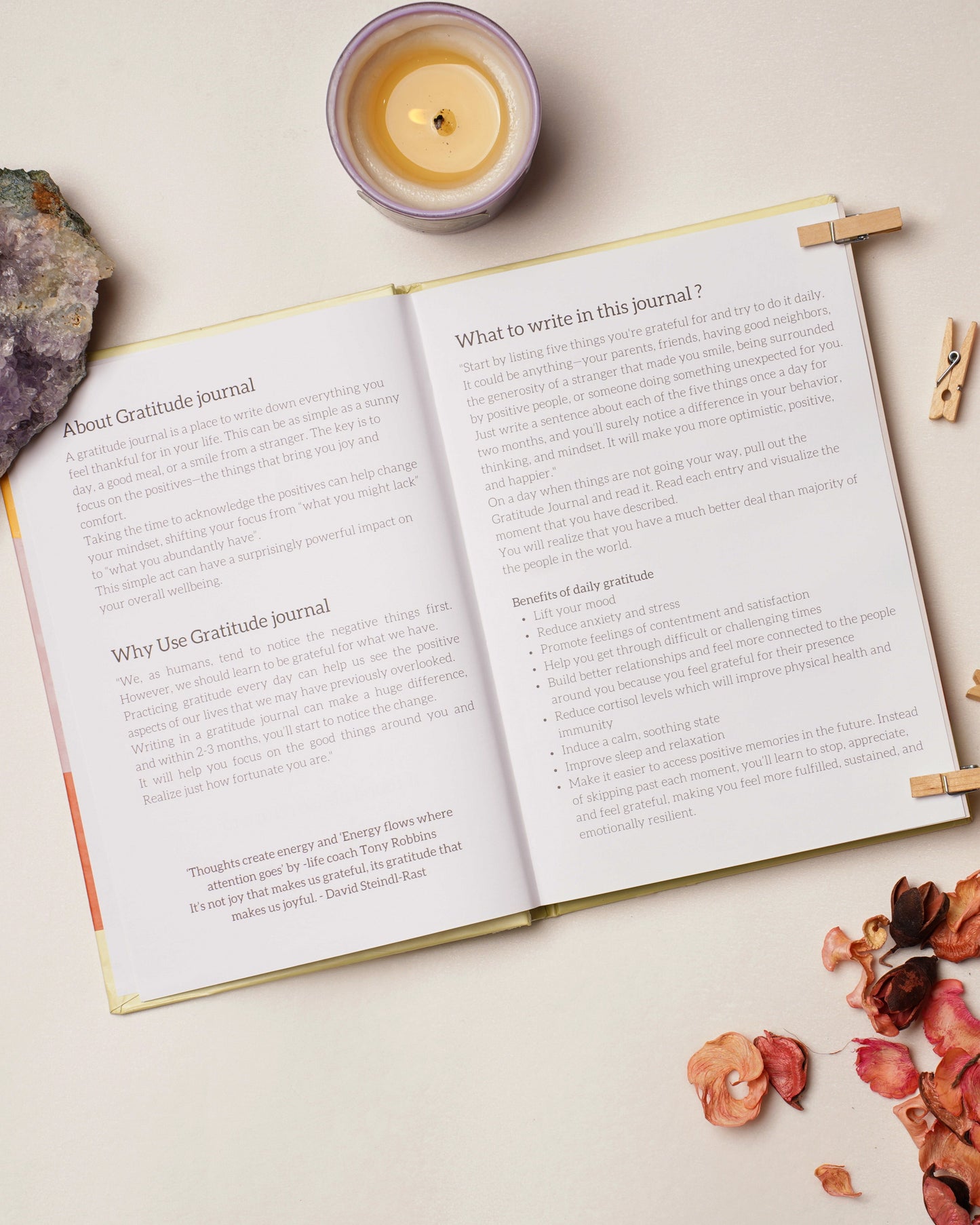 Go with the flow Gratitude Journal