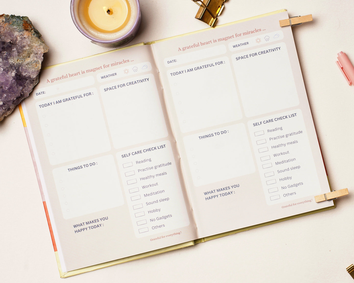 Go with the flow Gratitude Journal