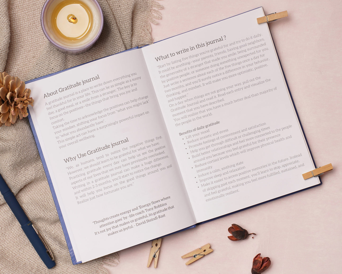 Grateful for everything Gratitude Journal