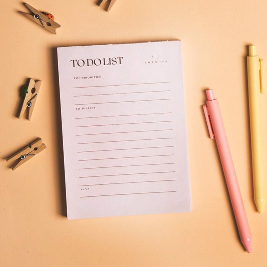 Today's Agenda Notepad