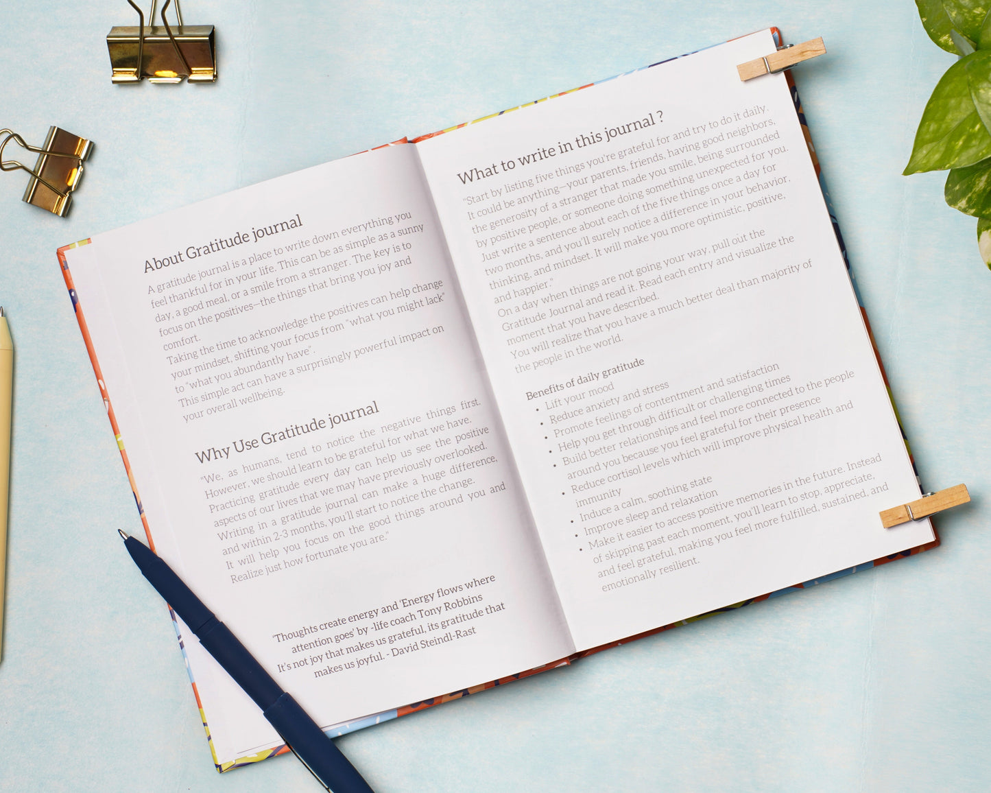 Go Colourful Gratitude Journal