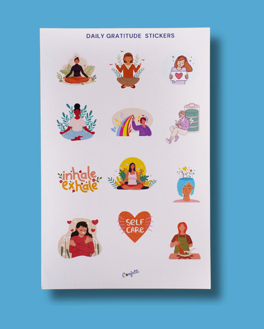Gratitude Stickers - Set Of 3