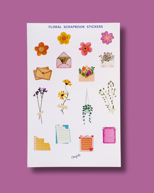 Scrapbook Stickers - Set Of 3