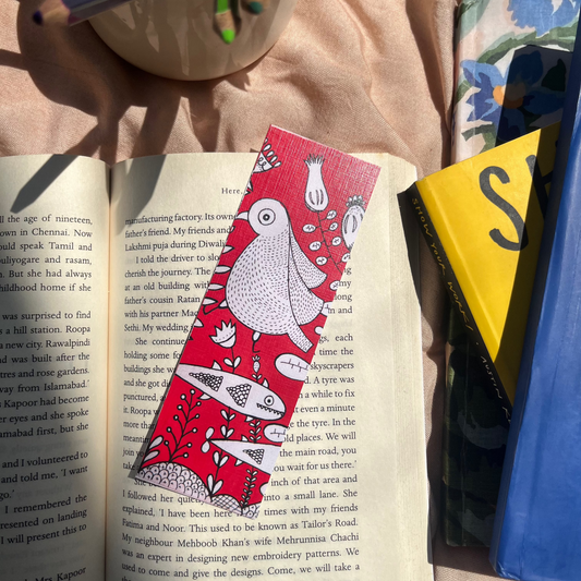 Modern Bird Madhubani  by Bhumika X Confetti