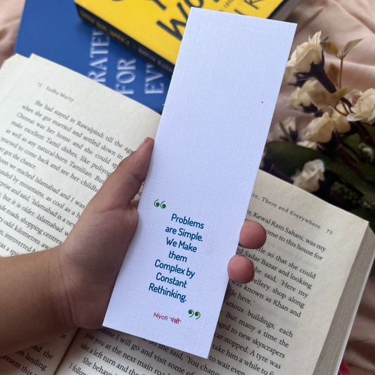 Overthinking Bookmark by Pankhi X Confetti