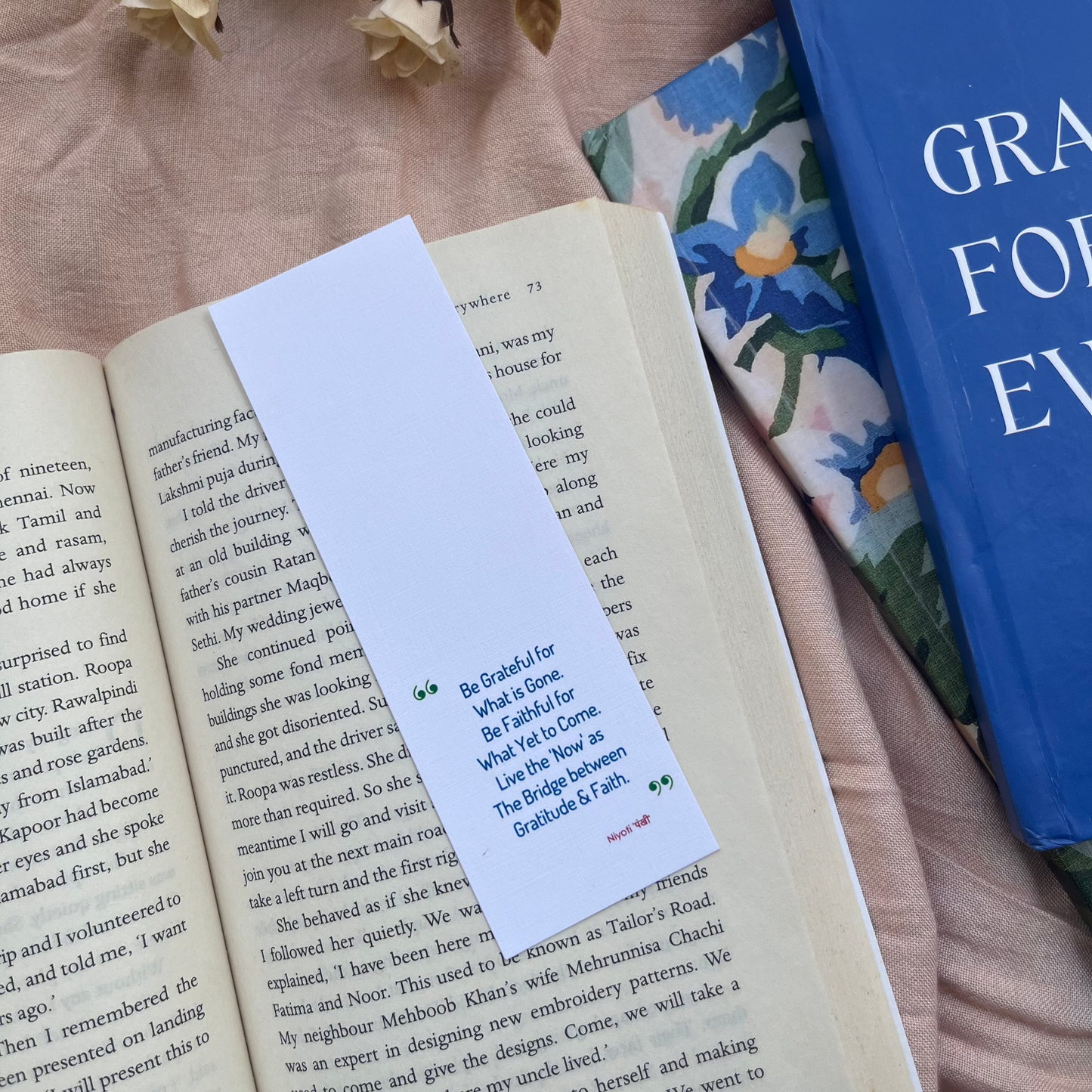 Grateful Bookmark by Pankhi X Confetti