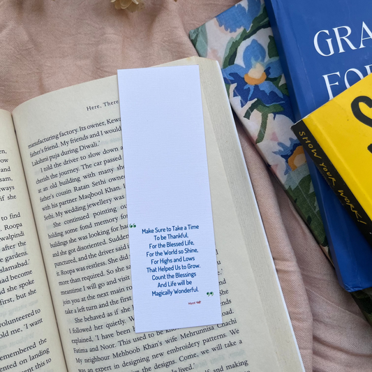 Gratitude Bookmark by Pankhi X Confetti
