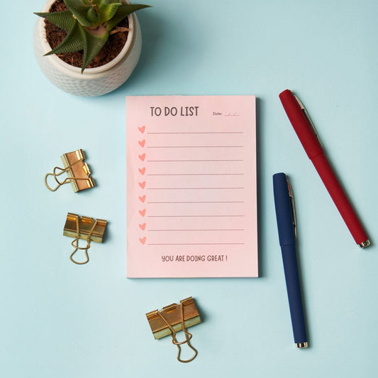 To Do List WIth Heart Bullets