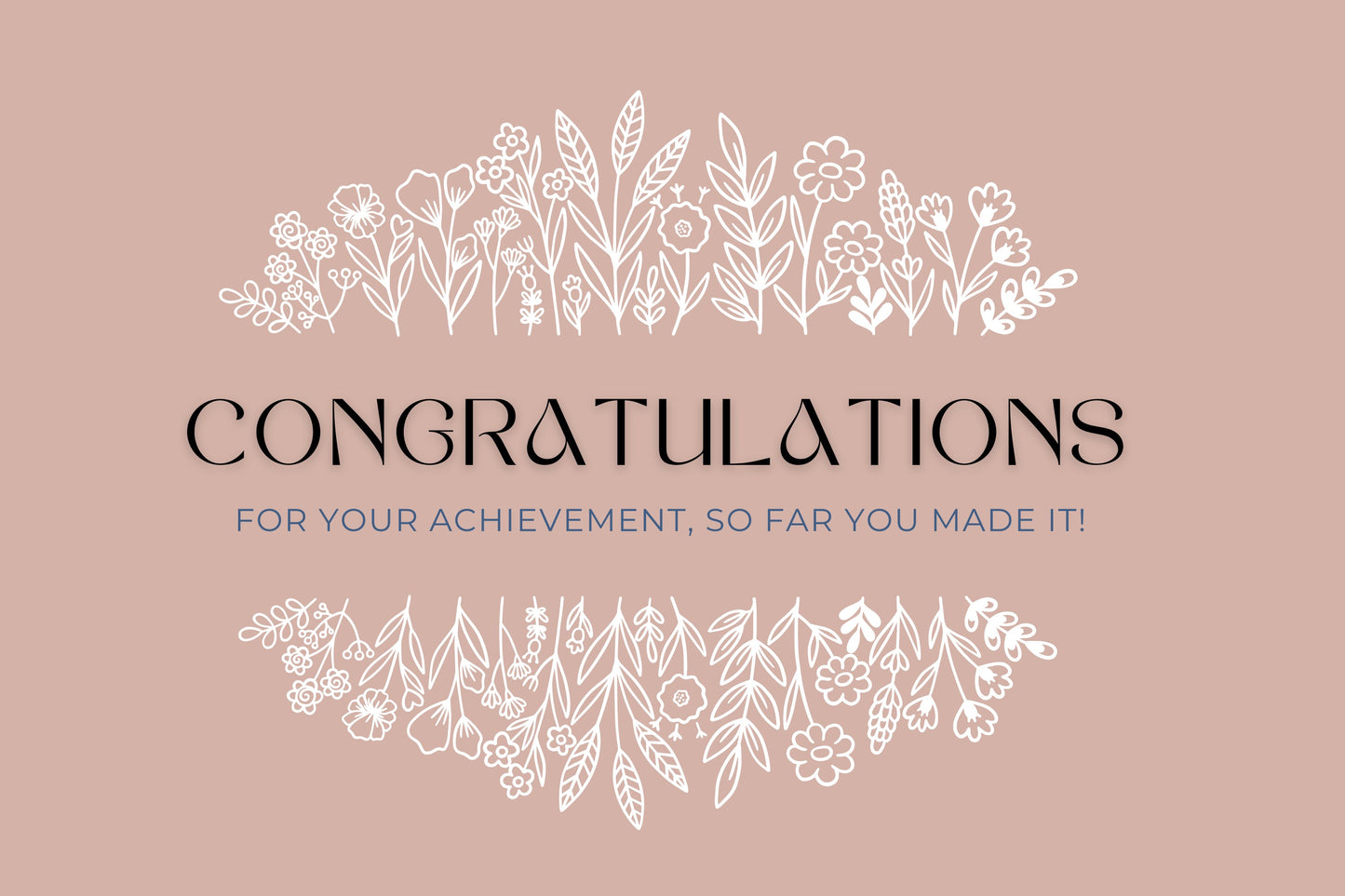 Congratulations