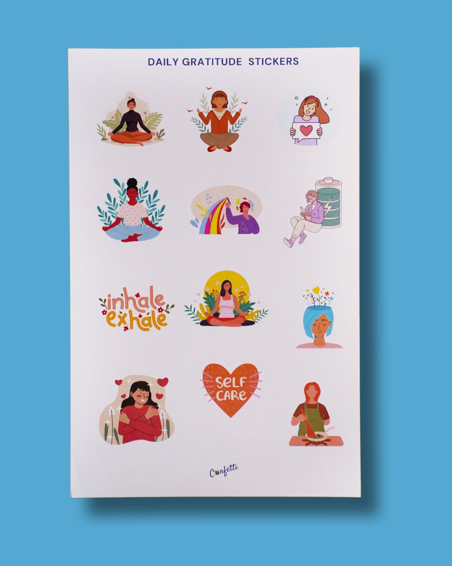 Gratitude Stickers - Set Of 3